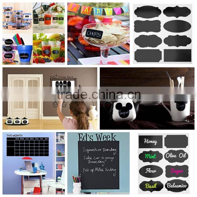 Classroom and office chalkboard roll 45*200cm perfrct for kids drawing and learning kitchen note OEM size and package wide used