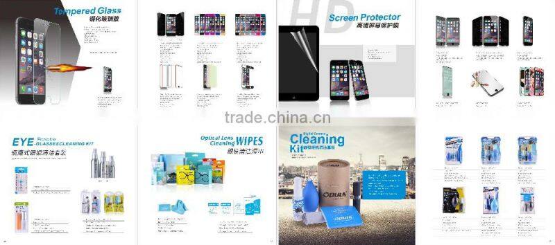 opula screen cleaning set with gel spray cleaner, microfiber cloth, fanshaped brush with MSDS for mobile phone, computer,camera