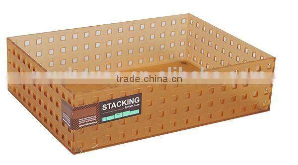 Multi-function Plastic Storage Box without Lid