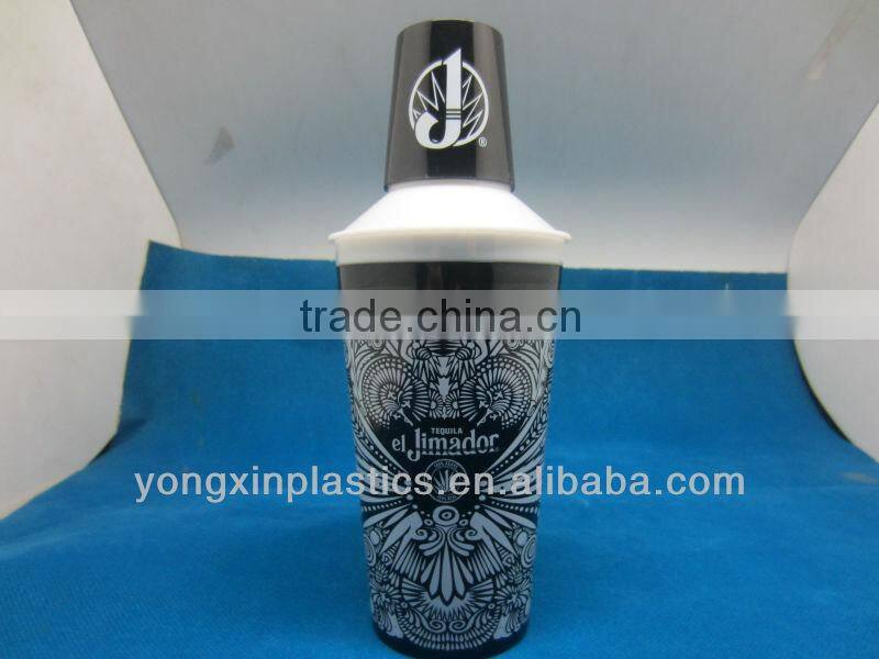 16oz plastic shaker 500ml