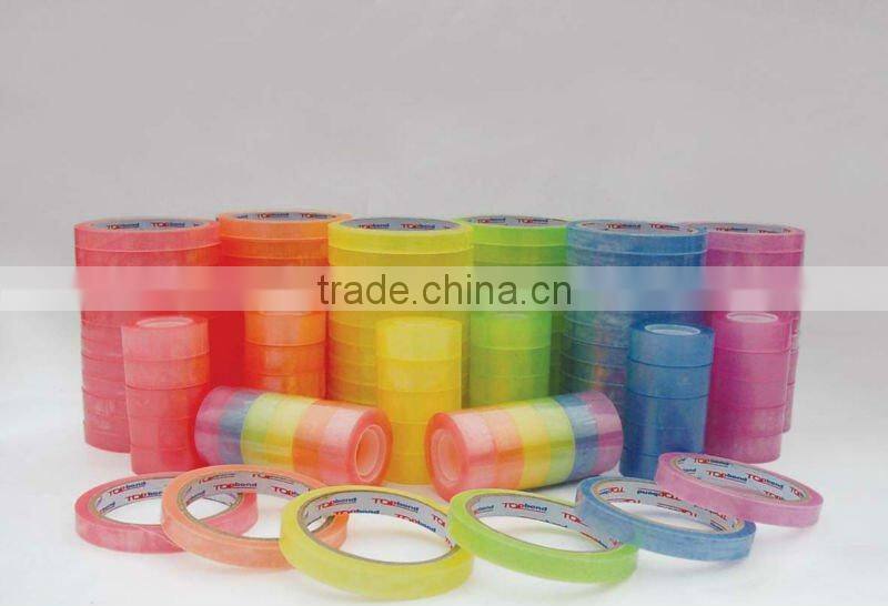 Opp Film Acrylic Material Adhesive Stationery Gum Tape in Bag Package