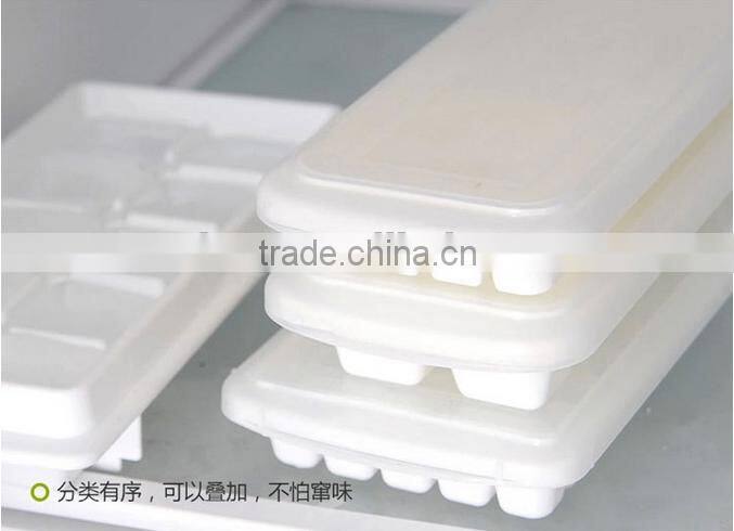 hot sale Creative Square Shape Silicone Fruit Ice Cube Maker Bar Kitchen Accessories Ice Cube Mold