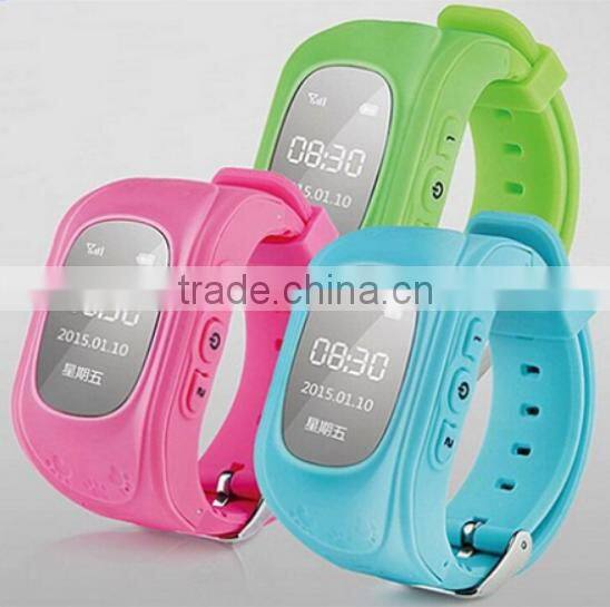 silicone kids smart watch gps tracker