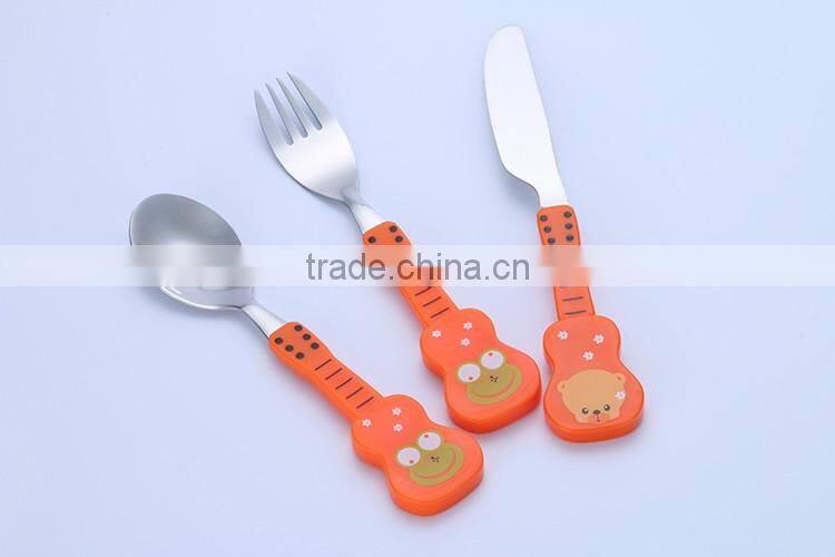 High-Class Restaurant Stainless Steel Knife Fork And Spoon Set For Children