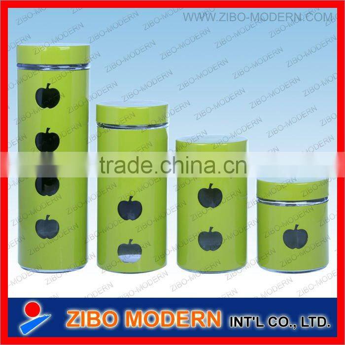 4ps clear food glass jar/glass jar