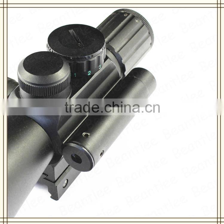 High power night vision red laser sight 4X30, Laser pointer sight scope for gun with magnetic gun sight scope mount