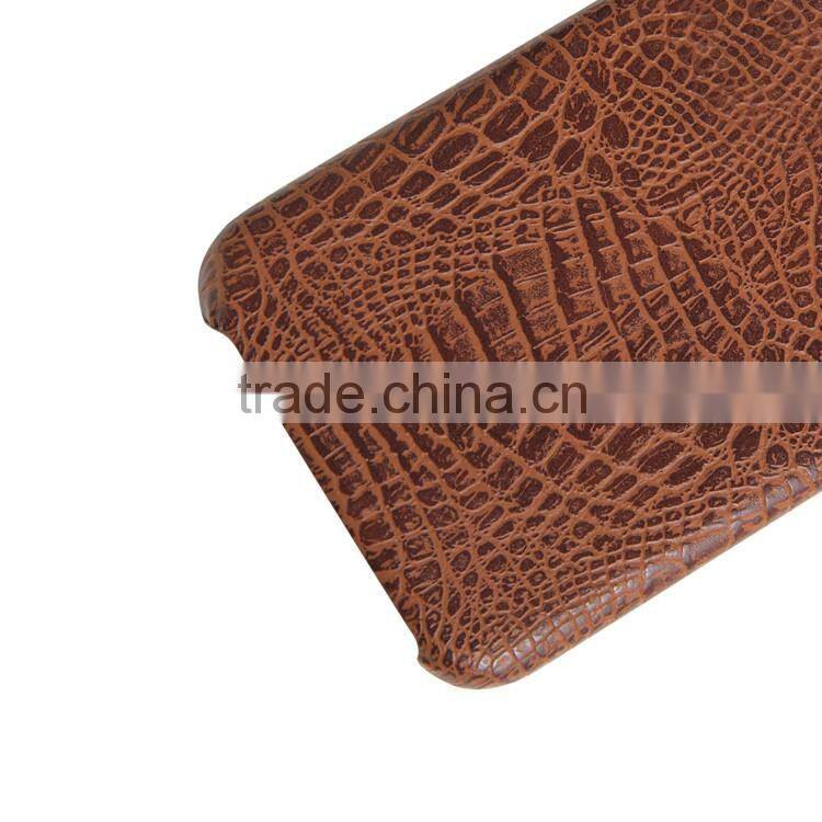 Fashion Hard Back Case Cover for Samsung Galaxy S7 Edge PU Leather CROCO Casing