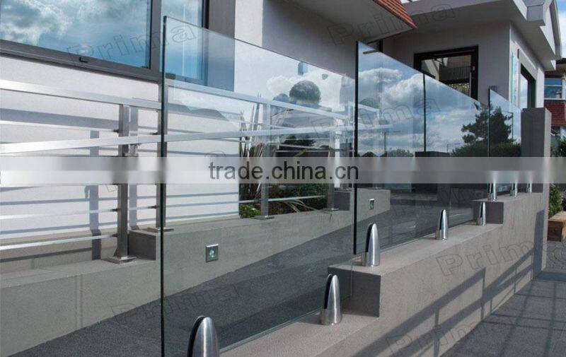 Modern Glass Shower Enclosure Design With Stainless Steel Handle With Glass Sliding Door