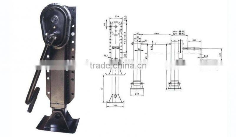 28T Heavy Duty Auto Parts Landing Gear