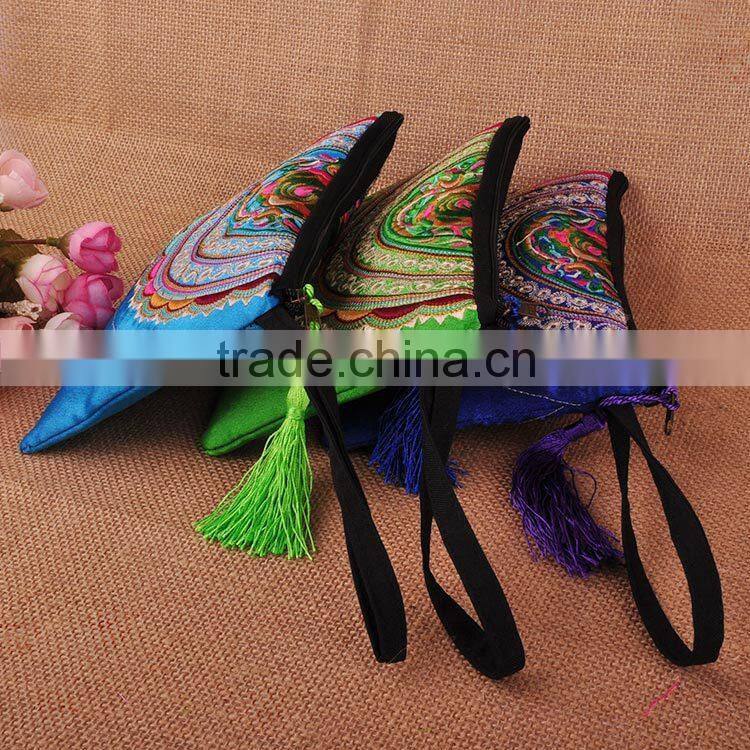 2014 wholesale fashion thai Hmong style ethnic embroidery ladies clutch bags