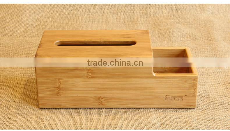 Totally Bamboo Multi-function Napkin/Tissue and Sundries Storage Box