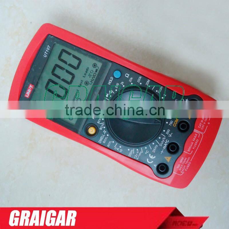UT107 Handheld Automotive Multi-Purpose Meters ac/dc Voltage Current Tester Multimeter