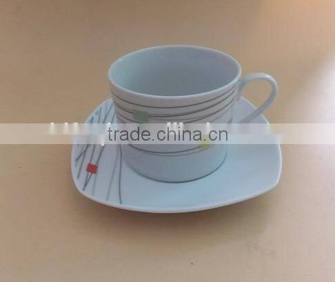 China pocelain coffee and tea set ceramic porcelain tea cups and saucers sets bulk cheap tea sets