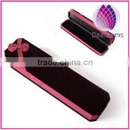fancy velet jewlery packaging box for lady necklack