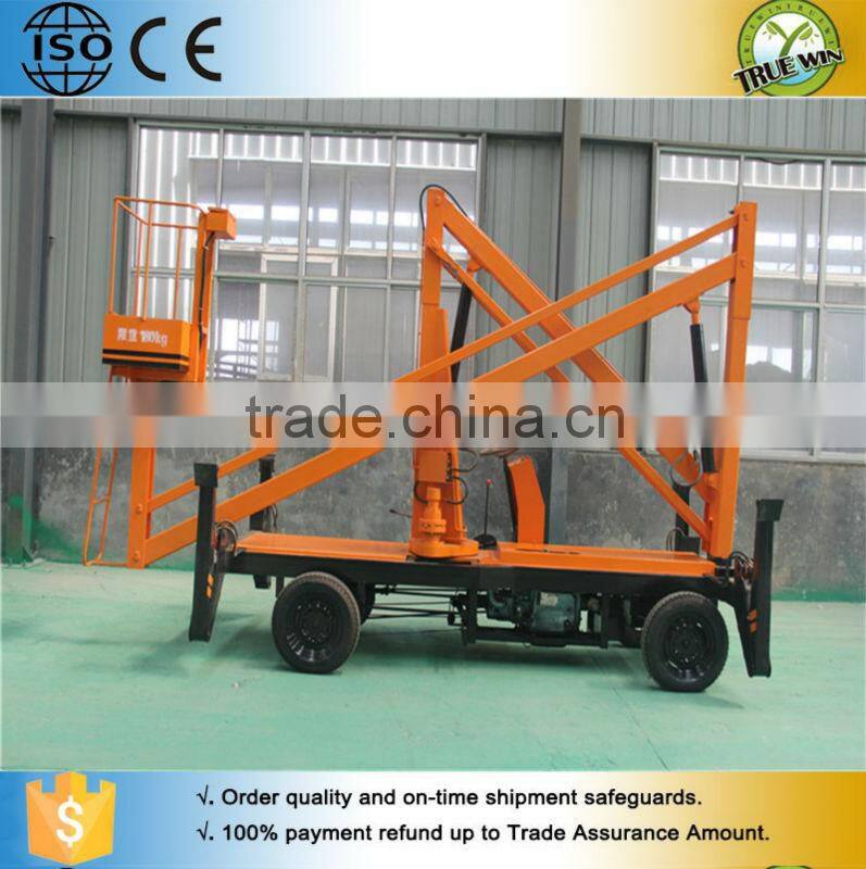 Electric ladder lift elevator hydraulic boom lift