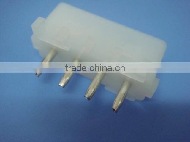 5.08mm pitch vertical PCB Mounting Orientation wire to board pin header connector TE 4 pin connector tyco 350424-1