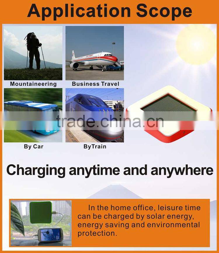 2015 newest item portable window stickers solar charger/solar charger window/solar power bank charger