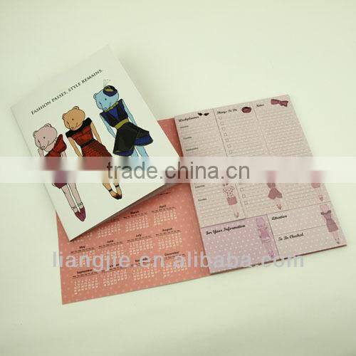 Recycled Notepad with Colourful Neon Strips Sticky Pad