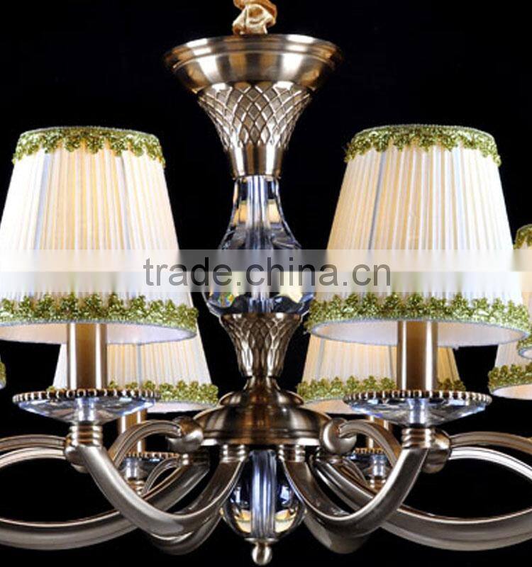 Italy Design fashion glass iron brass chandelier of 8865-8 D800mm * H430mm