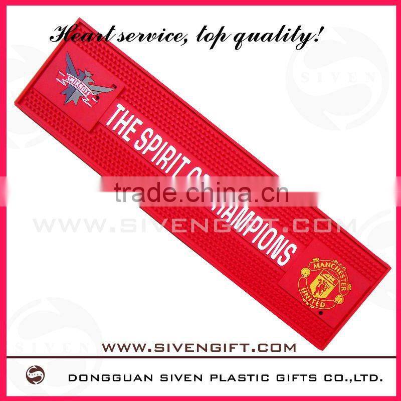 hot selling custom pvc bar mat