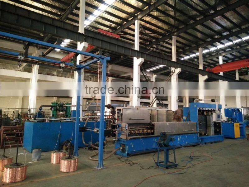 8 heads copper wire drawing machin and annealer