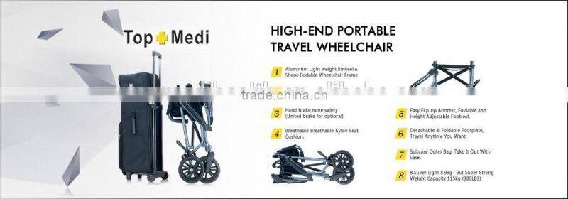 Competitive Price Aluminum Manual Wheelchair /Silla de Ruedas para Discapacitados