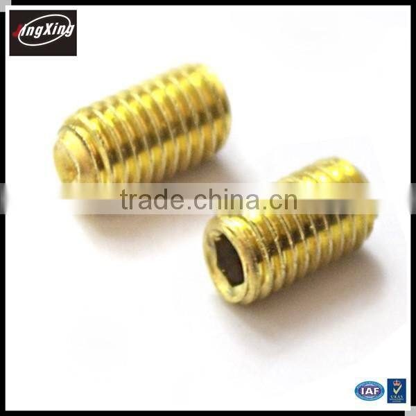 M2 x 3 stainless steel DIN 914 set screw with cone point/taper point