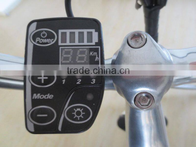 New black electric bike LED display