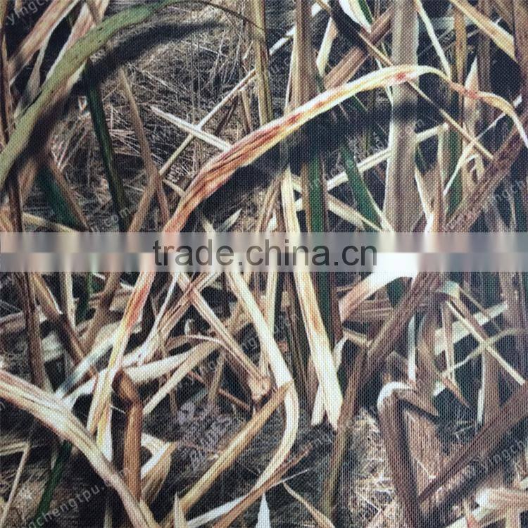 Fashional Waterproof Bag/Backpack Material - TPU Coated 600D Camouflage Polyester Oxford Fabric with PU Coated