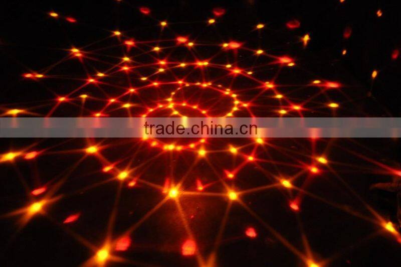 6pcs*1W RGBYWV LCD DMX Crystal ball magic led light