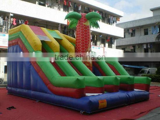 2016 double slide/cheap inflatable slides