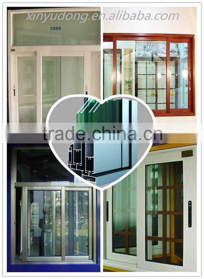 Newly designed 6000 series aluminum alloy beam profiles for door and wiondow,curtain wall, glass house