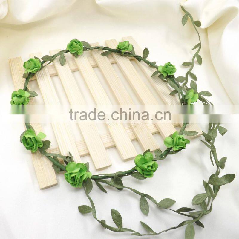 2015 Beautiful floral hairband headband, flower tiara, girls bride garland hairband