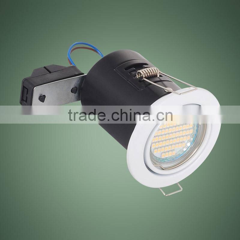 IP44 aluminum 90mins fire rated ajustable led downlight