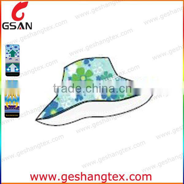 High quality UV lycra girls swim hat