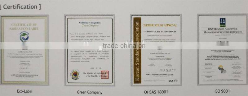 White color Imported Korea LG PET Membrane Laminated mdf .hdf board