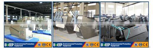 manure dewatering machine in poultry wastewater treatment