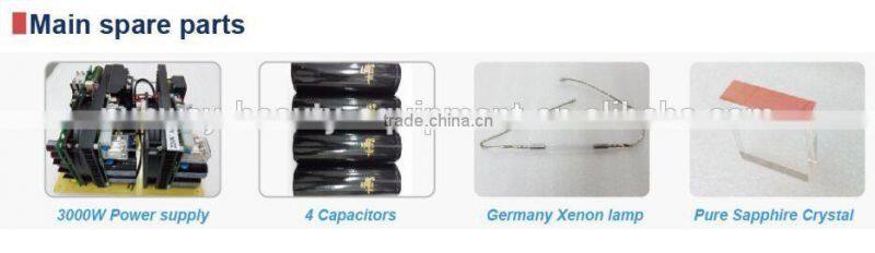 Permanently best hair removal !! 3000W SHR ipl for skin cares