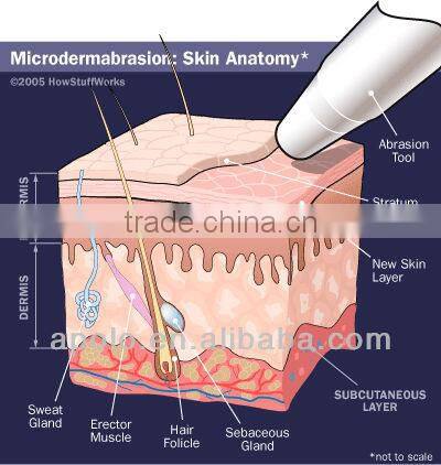 2 in1 Microdermabrasion for skin resurfacing and rejuvenation