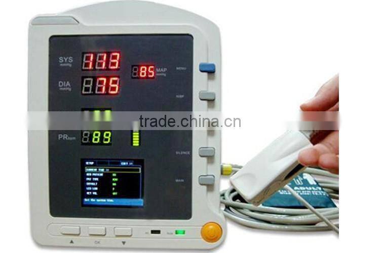 Competitive price Vital Sign NIBP SpO2 Monitoring adult pediatric and neonatal Portable multiparameter patient monitor china