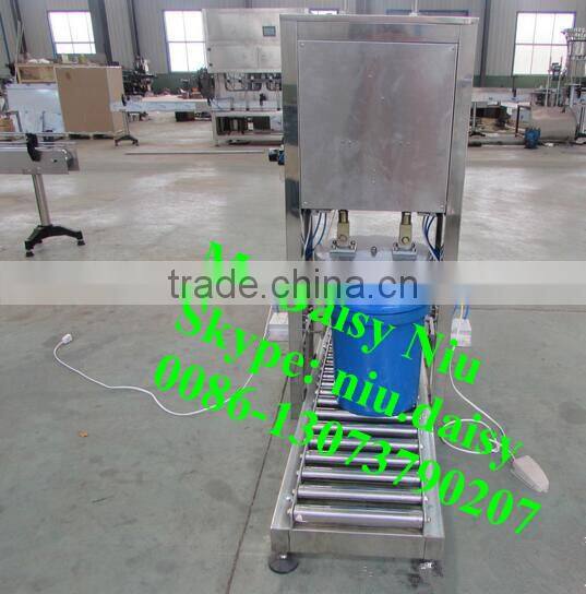 commercial bucket filling machine/plastic barrel filling and capping machine/petrol drum filling machine