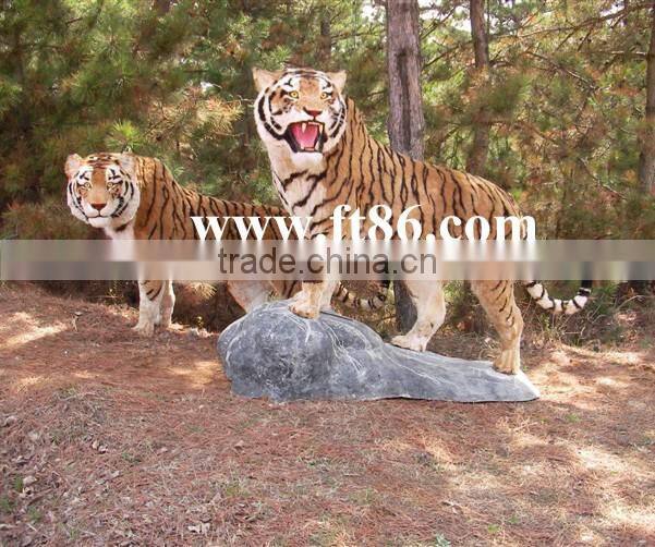 Custom anime figure sculpture zoo jungle animal wild animal toys tiger