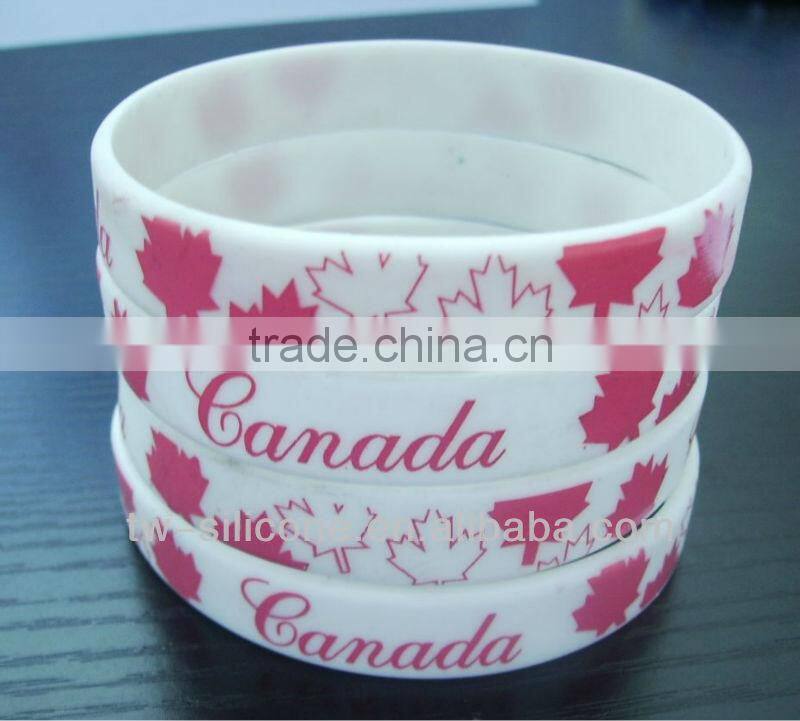 flag silicone bracelet wholesale silicon bracelet