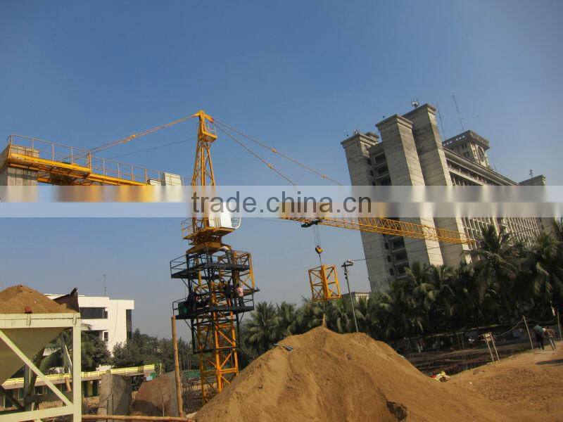 QTZ125(6015) 10t electric control hydraulic rising tower crane