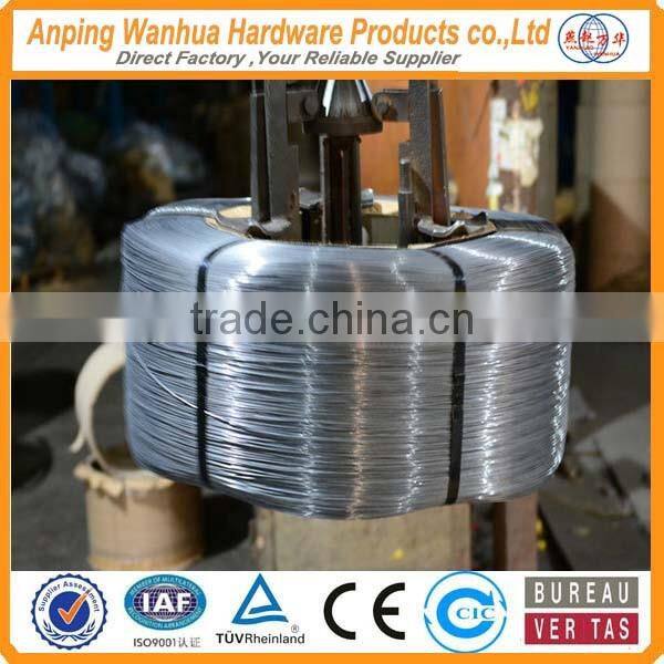 High tensile strength hot dipped galvanized steel wire for making ropes