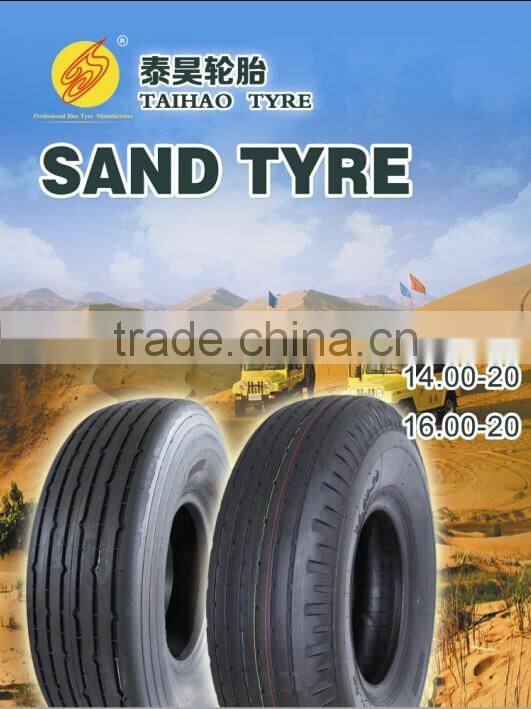 Good traction performance off the road tyre sand tyre 14.00-20 for big promotion