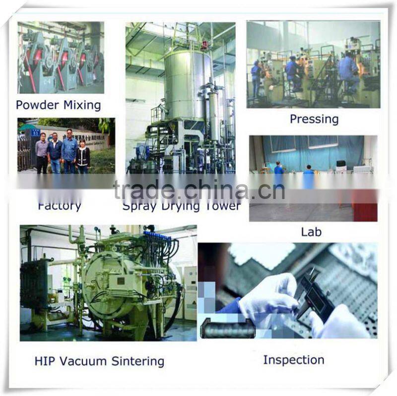 YG6 A type carbide brazed tips/blank surface carbide welding inserts