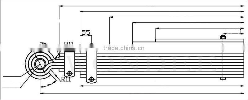 OEM 200030 Europe Steel Agricultural Trailer 18 ton Leaf Spring