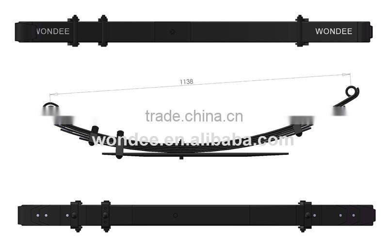 MITS041C Factory Steel Pickup Truck Rear Leaf Spring