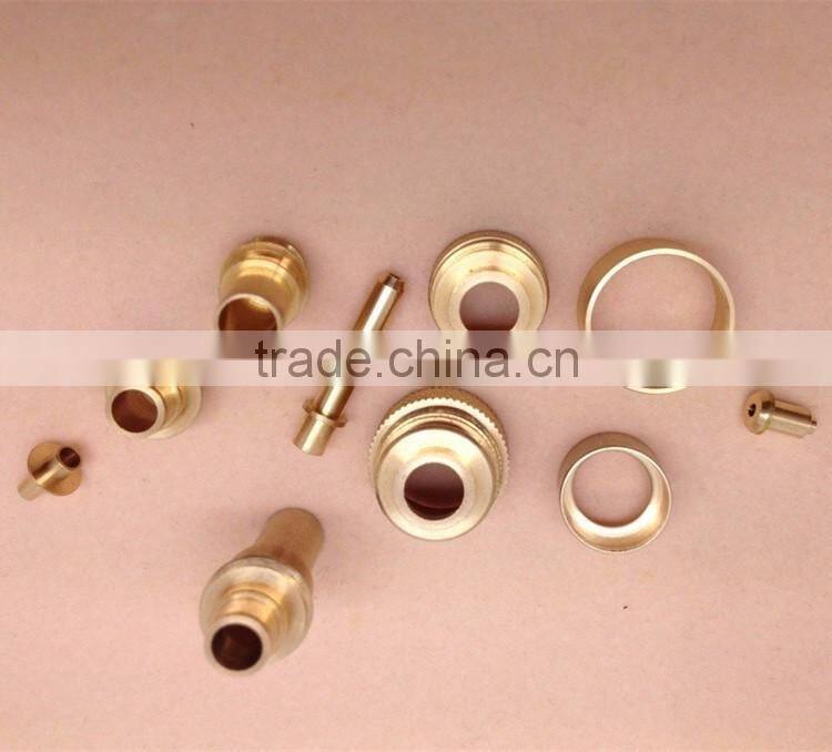 CNC machining high precision cigarette brass parts smoking pipe accessories